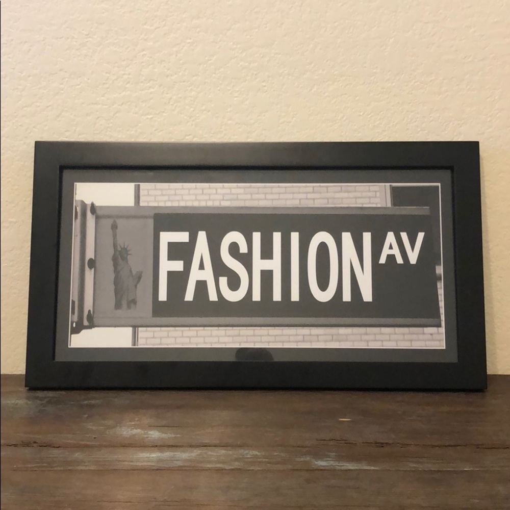 Fashion Ave. framed print